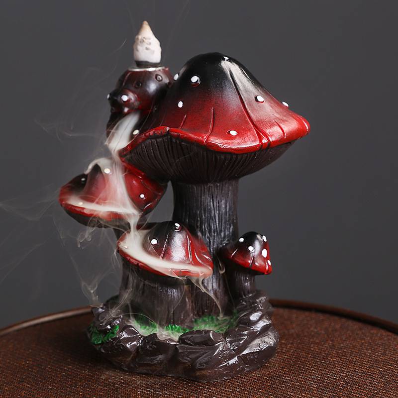 Backflow Incense Burner - Mushroom