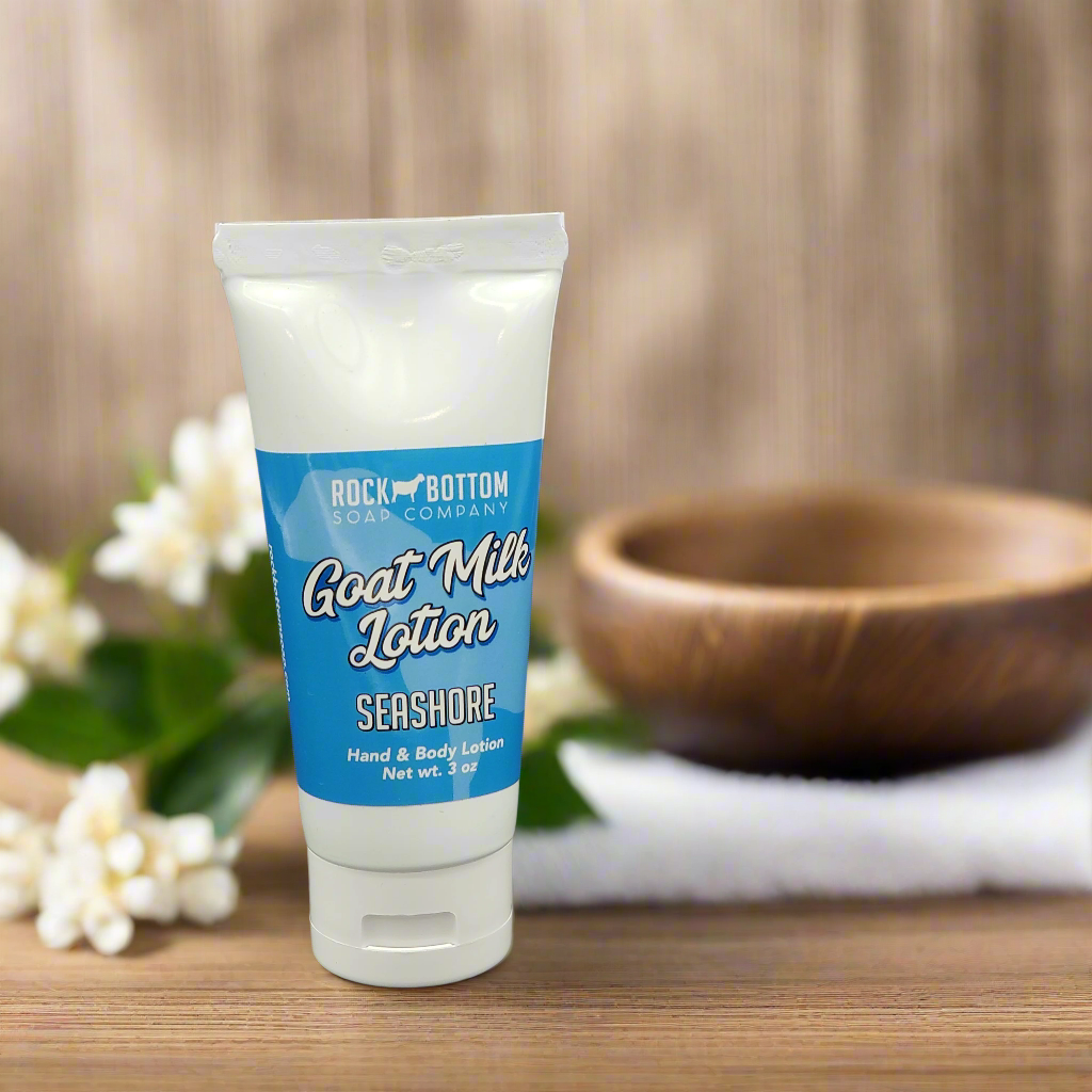Goat Milk Lotion Squeeze Tubes - Seashore