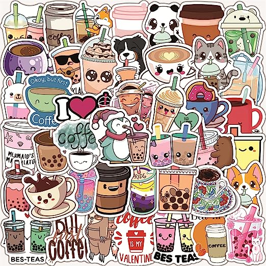 Tea/Coffee Sticker Set