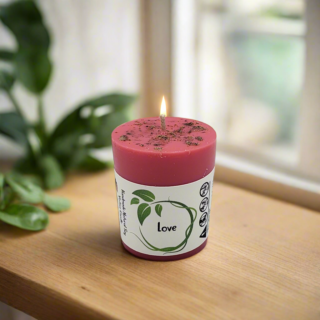 Love Votive Soy Candle Handmade by Sage Den