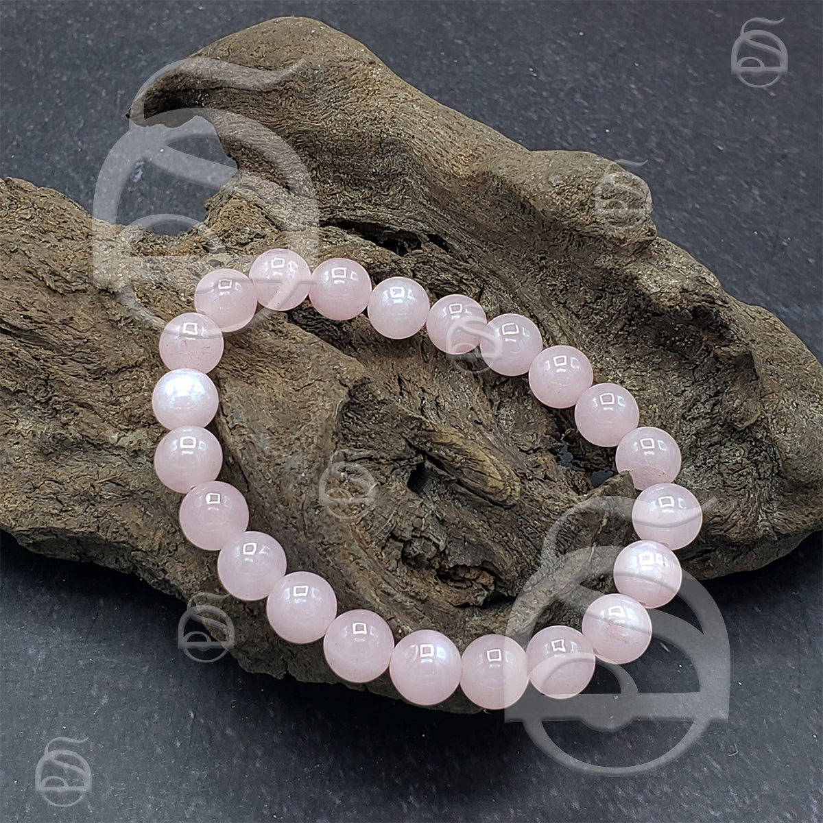 Rose Quartz Bead Bracelet