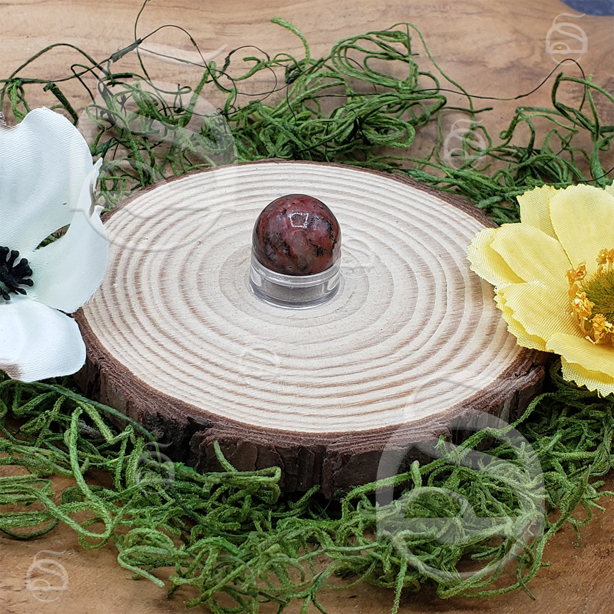 Polished Mini Sphere - Jasper, Brecciated