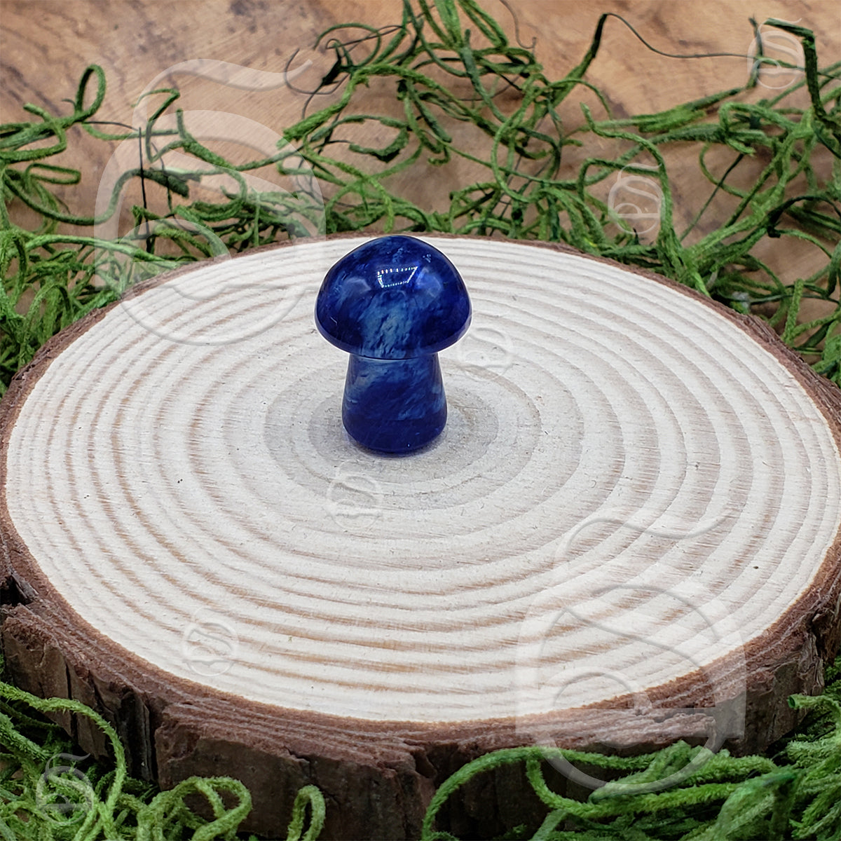 Polished Mushroom - Glass