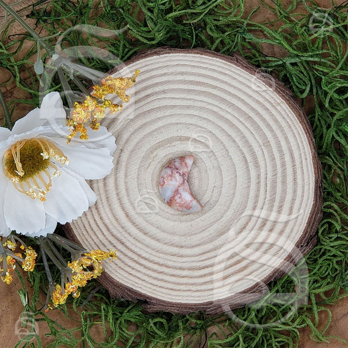 Polished Moon Small - Marble