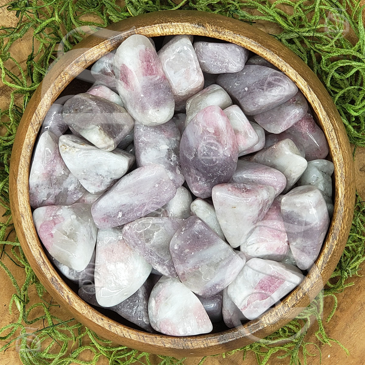 Tourmaline, Pink with Quartz - Polished