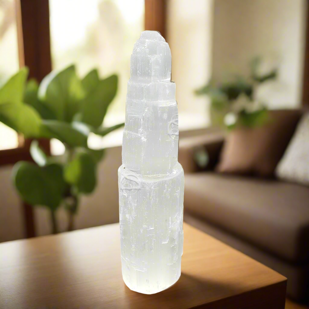 Selenite Tower - 7-8"