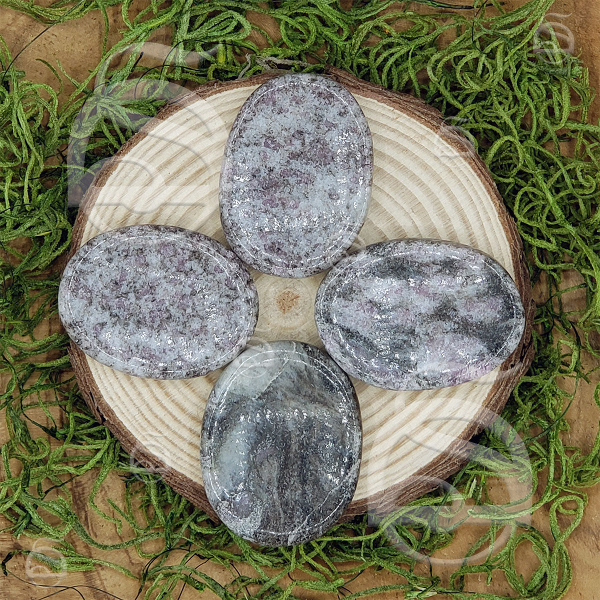 Worry Stone - Ruby Feldspar