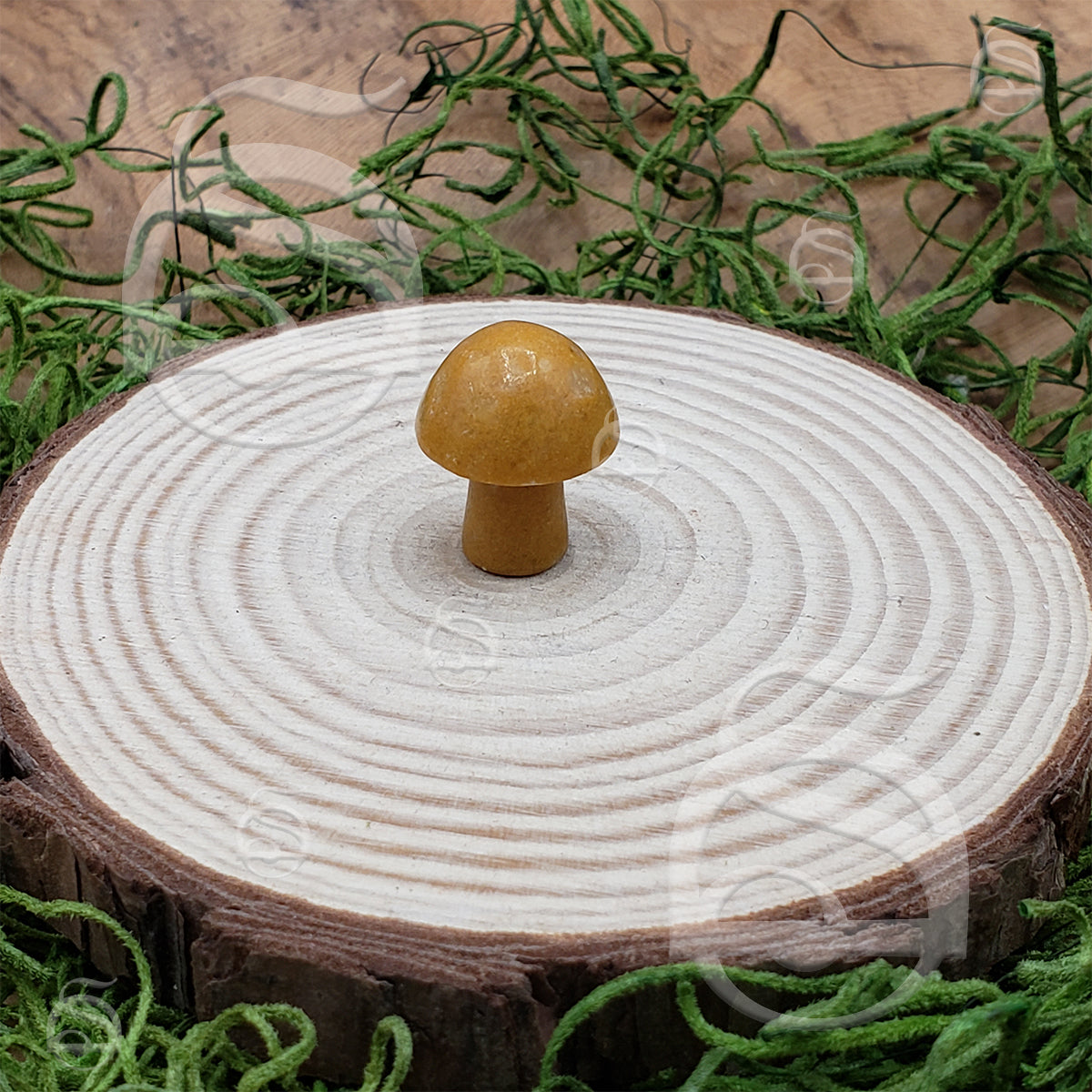 Polished Mushroom - Aventurine, Yellow