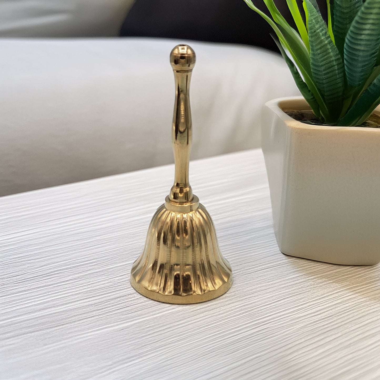 Brass Scalloped Bell