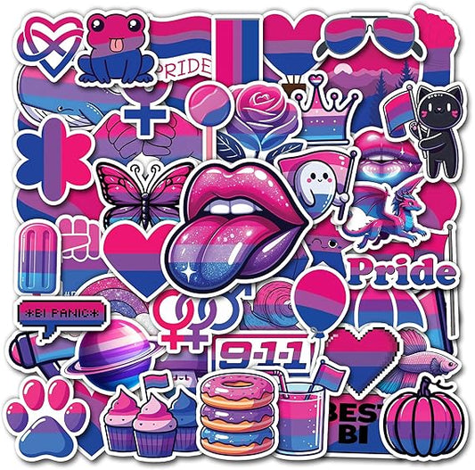 Bisexual Sticker Set