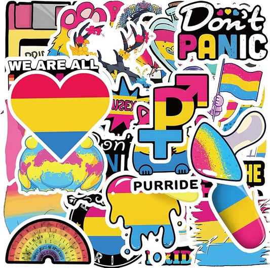Pansexual Sticker Set