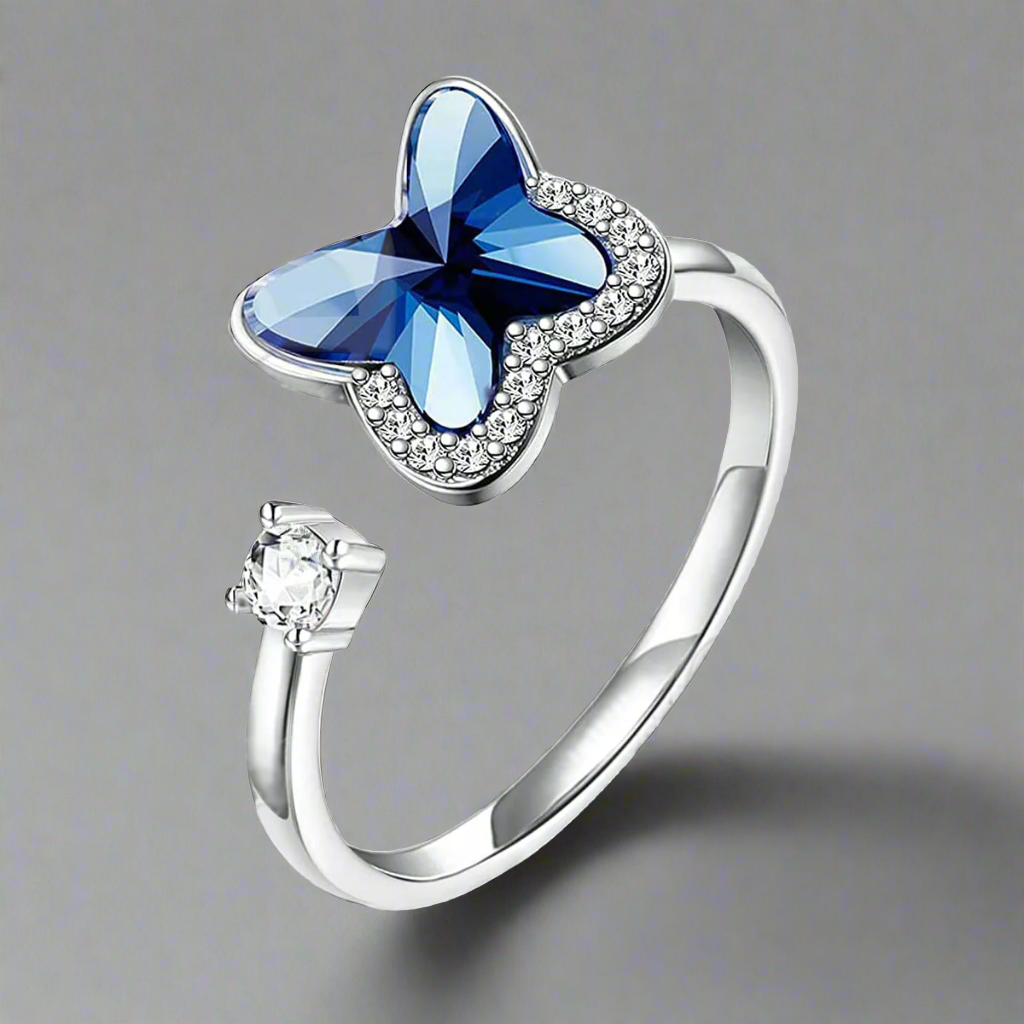 Fidget Spinner Ring - Butterfly 2