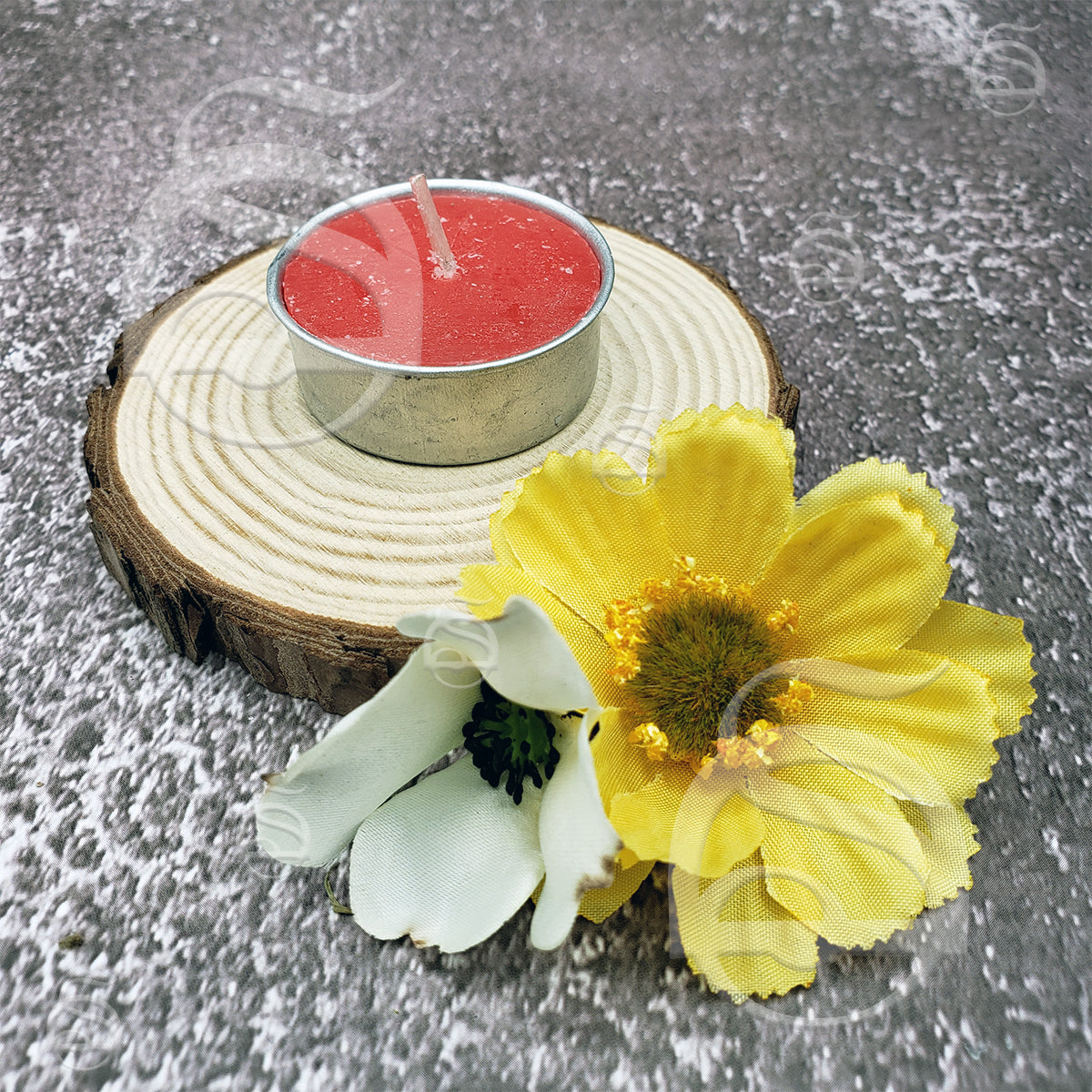 Tealight Candles - Unscented Red