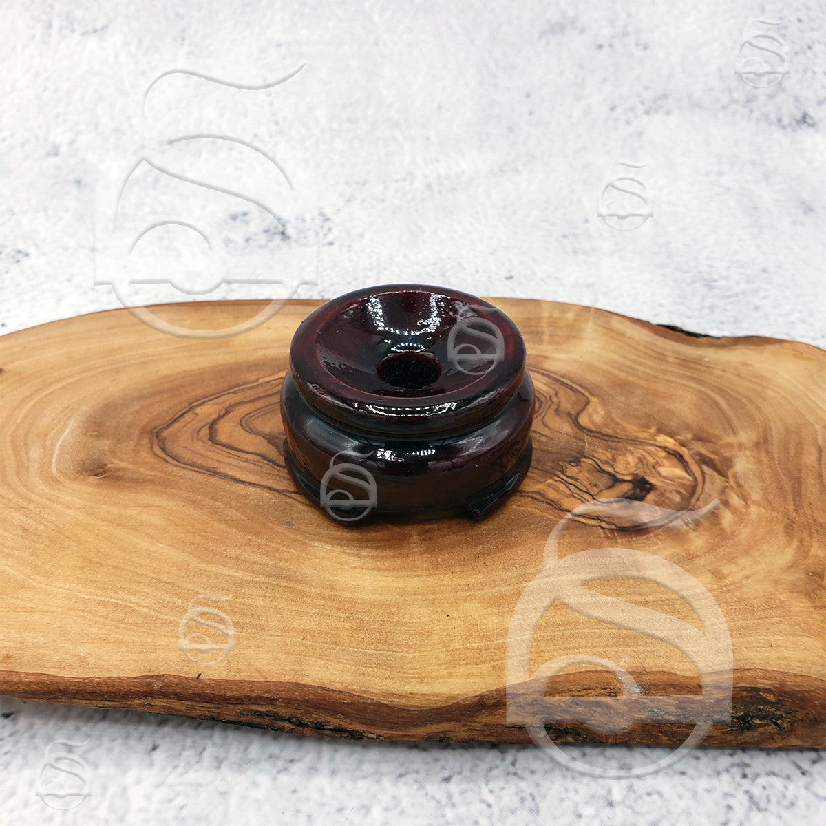 Sphere Stand - Stained Wood