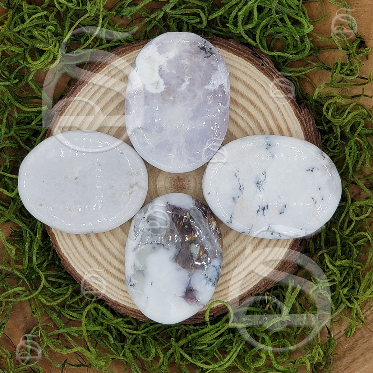 Worry Stone - Opal, Dendritic