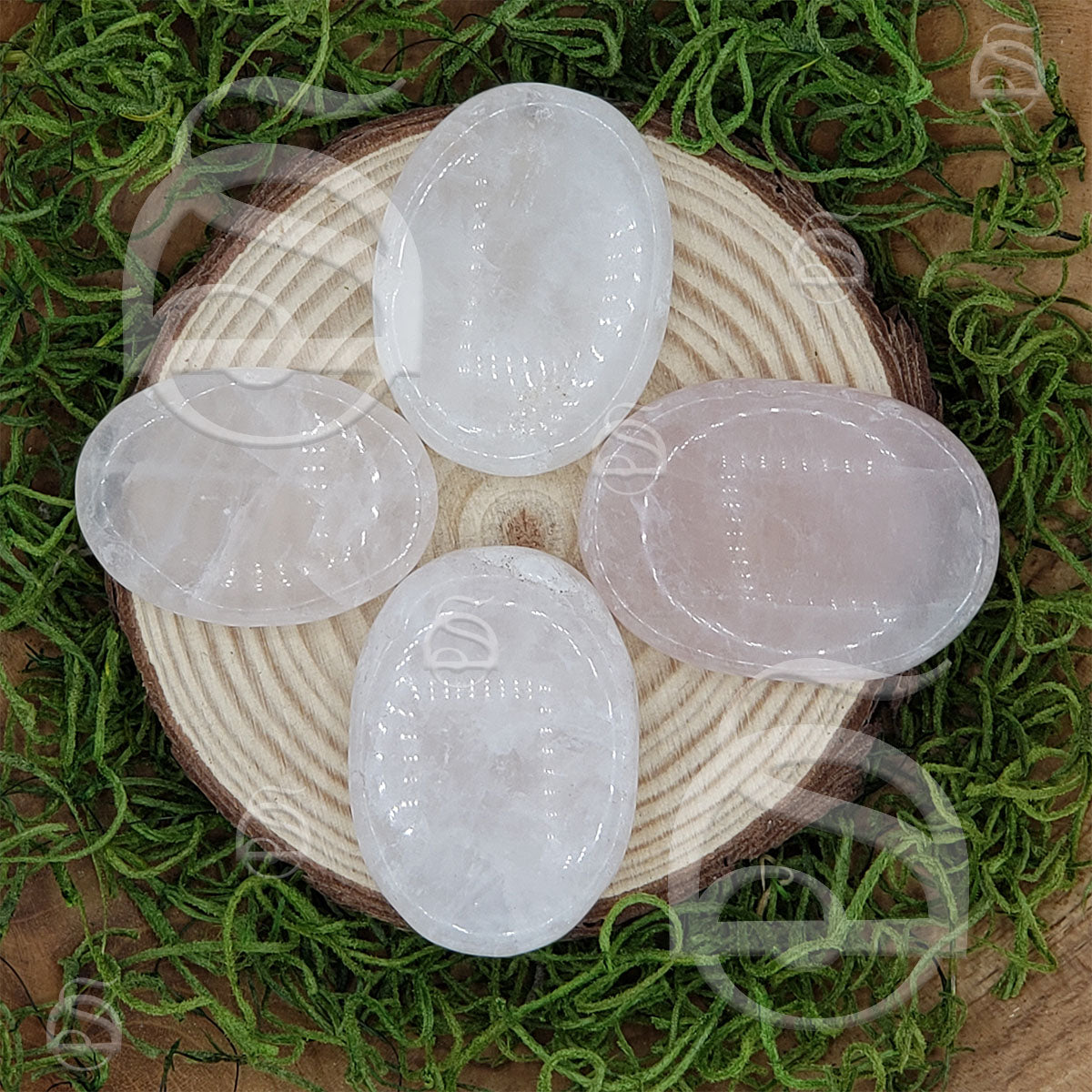 Worry Stone - Quartz, Rose