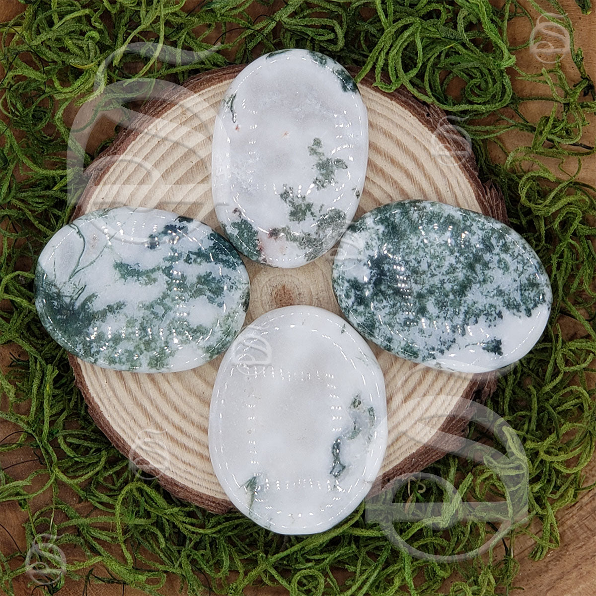 Worry Stone - Agate, Tree