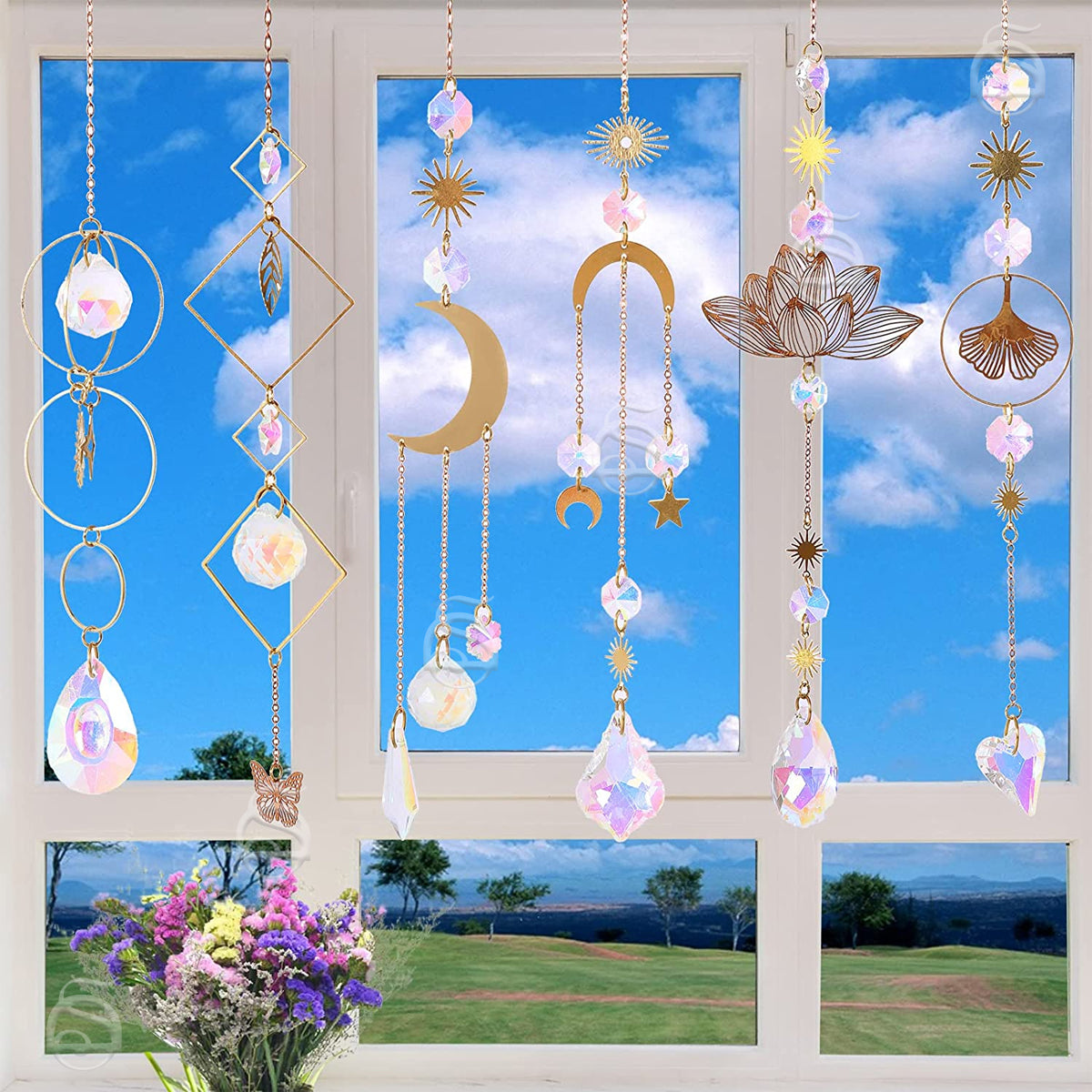 Gold Plated Suncatchers