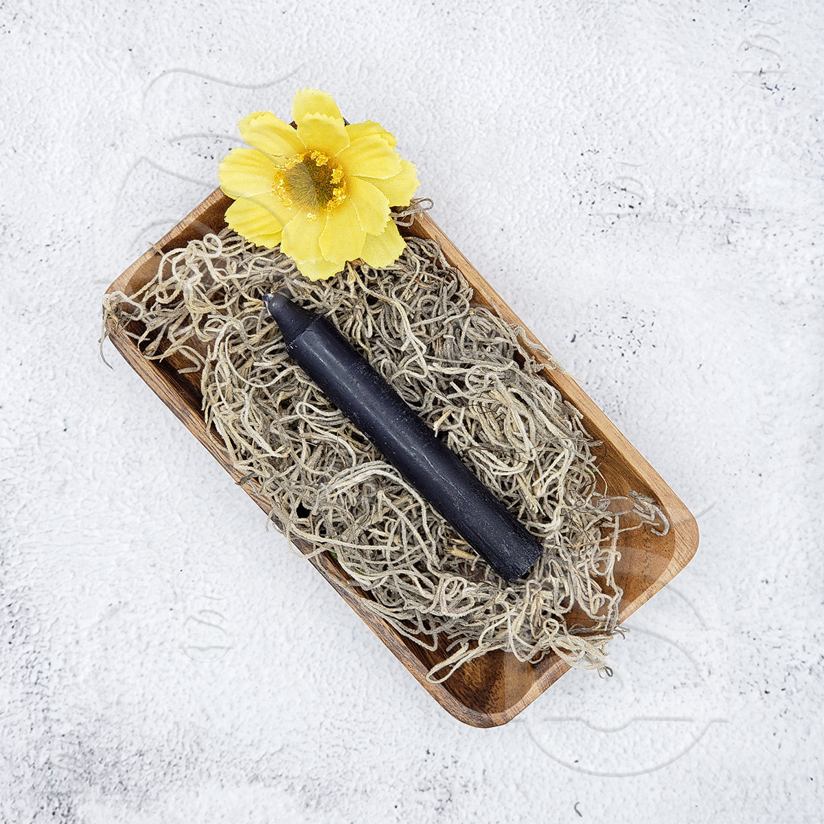 Chime Candles - 4" Unscented Black/Dark Purple