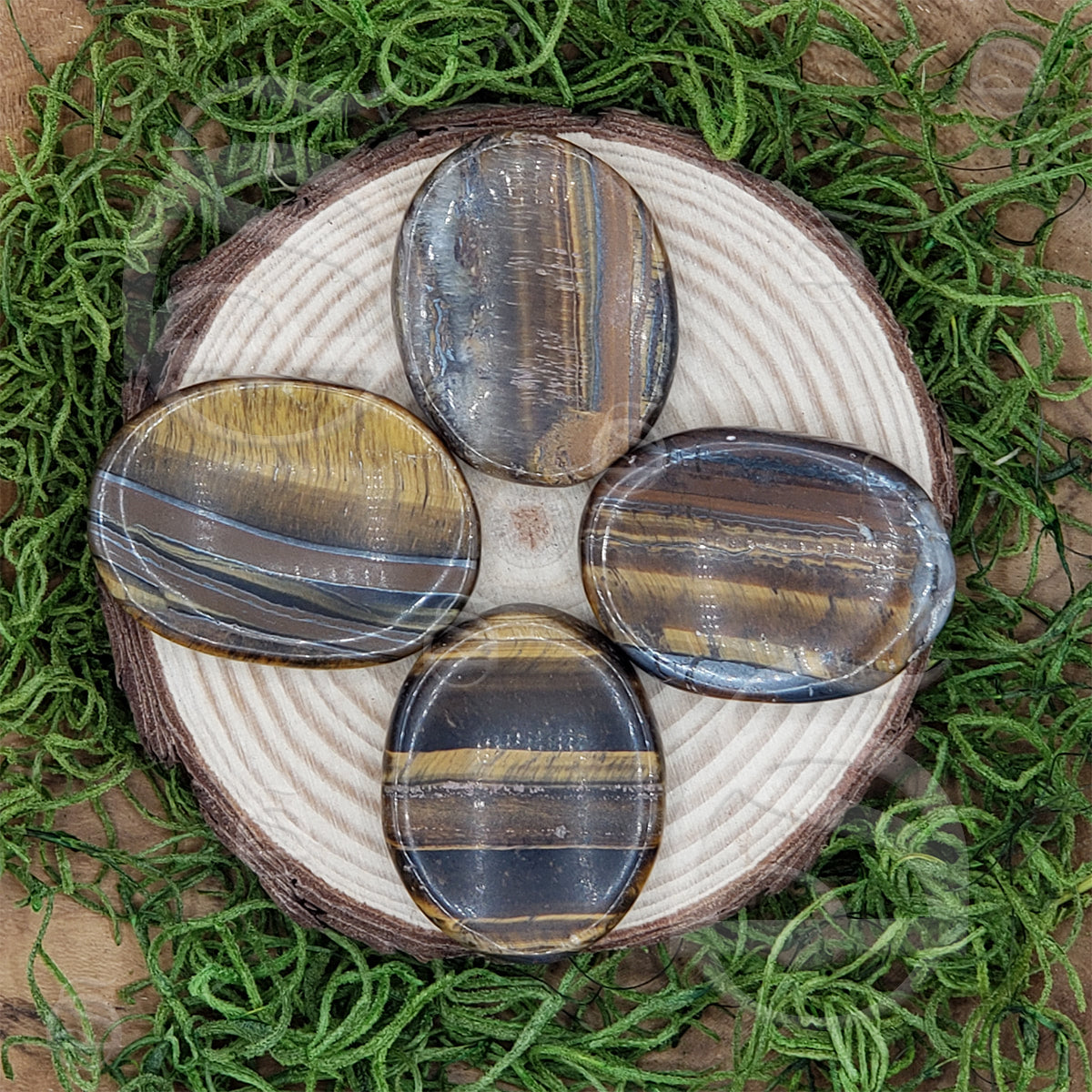 Worry Stone - Tigereye, Golden