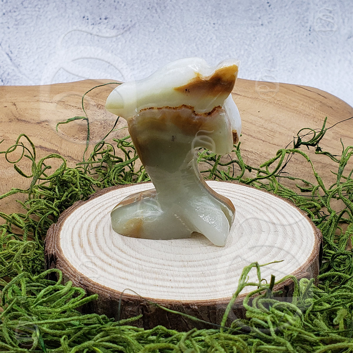 Calcite, Green Banded - Familiars