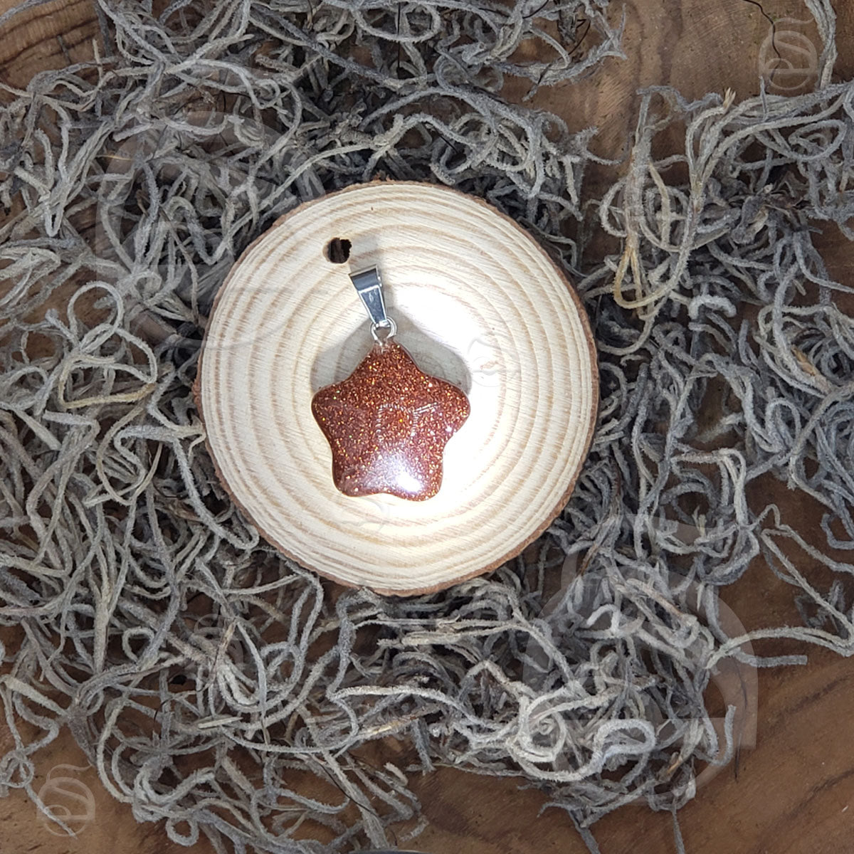 Stone Star Pendant
