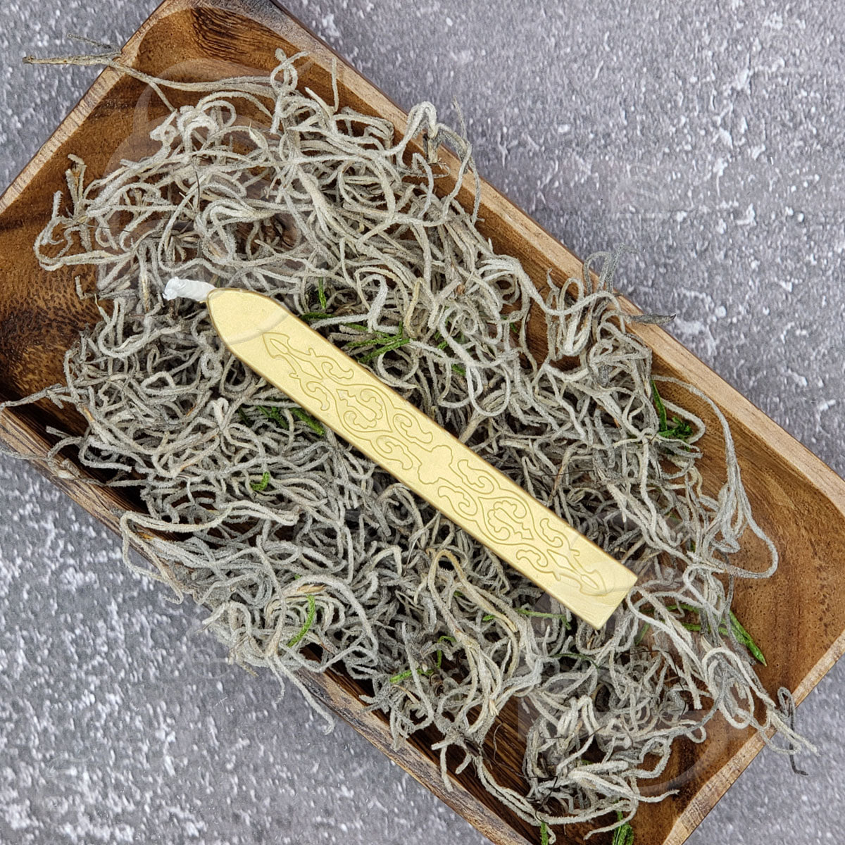 Sealing Wax Stick with Wick- Bright Gold