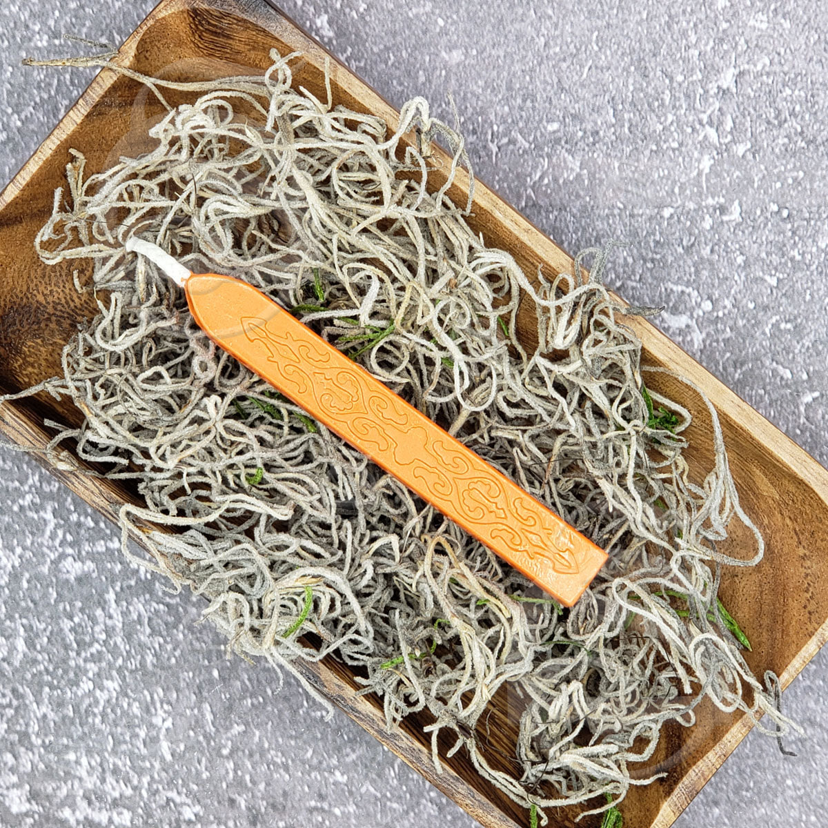 Sealing Wax Stick with Wick - Orange