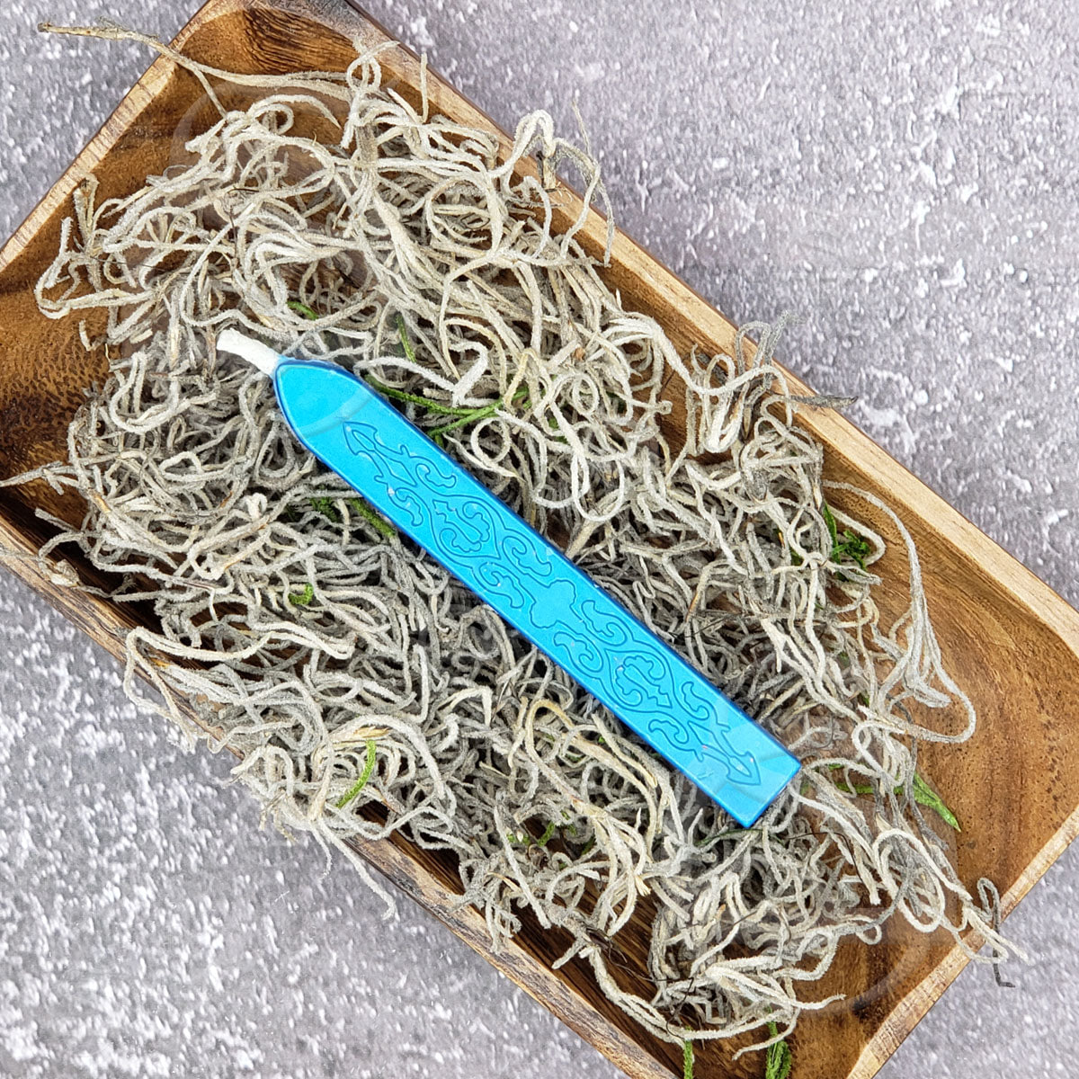 Sealing Wax Stick with Wick - Cerulean