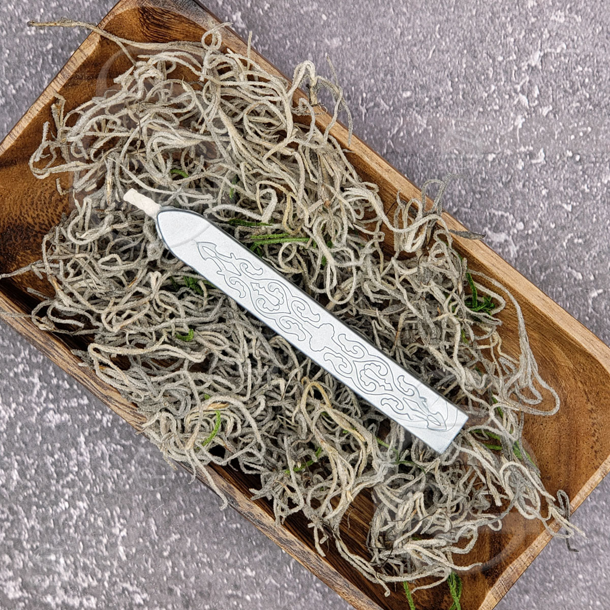 Sealing Wax Stick with Wick - Silver