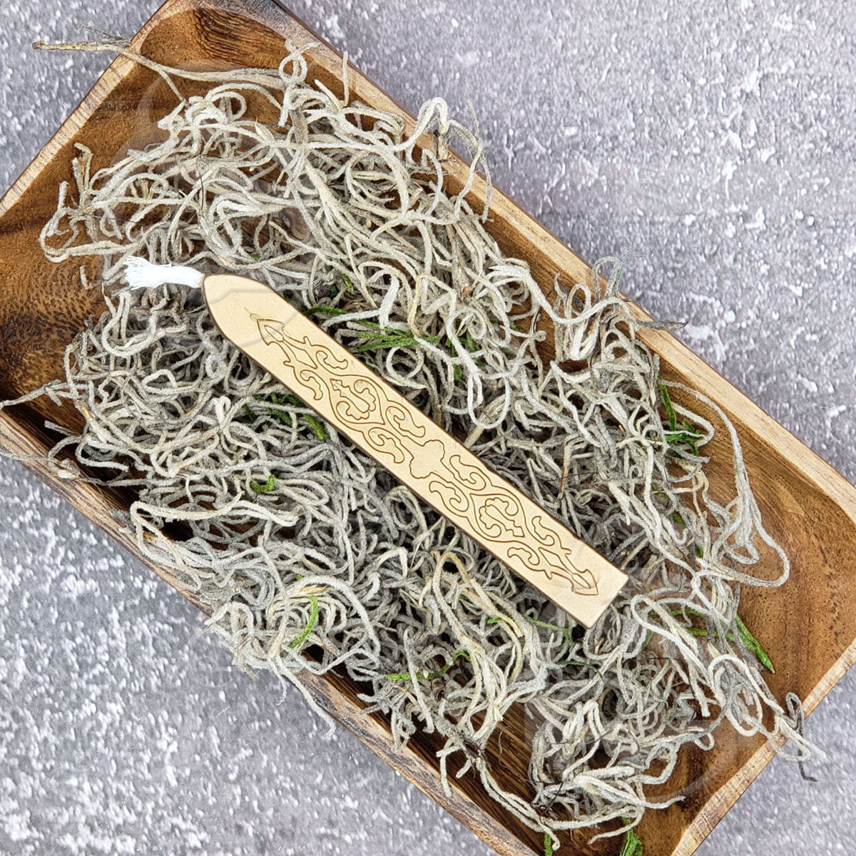 Sealing Wax Stick with Wick - Antique Gold