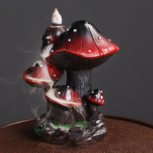Backflow Incense Burner - Mushroom