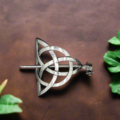 Viking & Celtic Hairpin - Triquetra