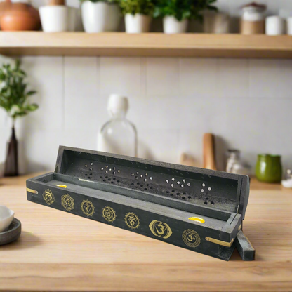 Incense Box Burner - 7 Chakra