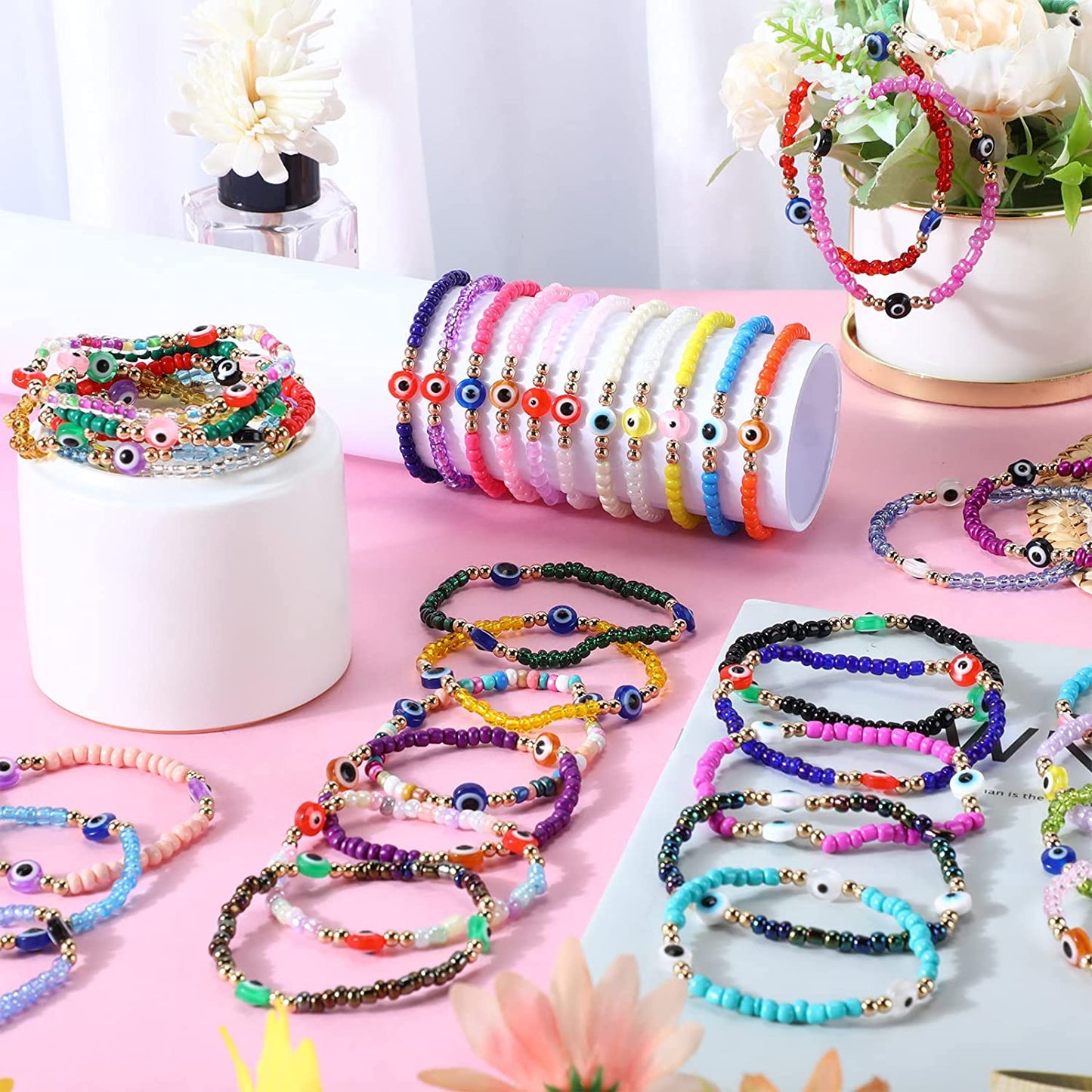 Evil Eye Beaded Bracelet