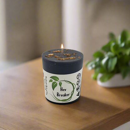 Hex Breaker Soy Candle Handmade by Sage Den