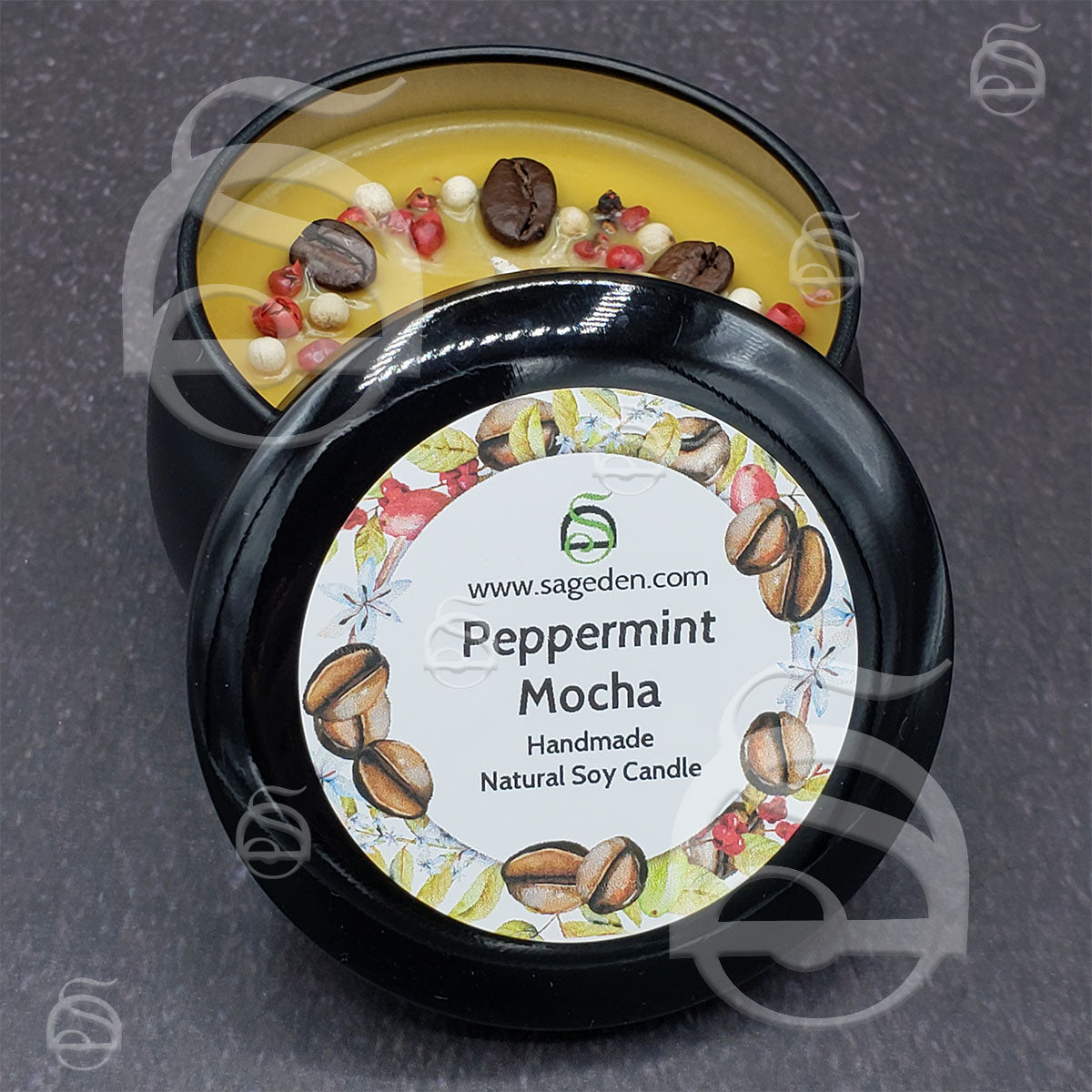 Peppermint Mocha Candle (Sage Den Product)