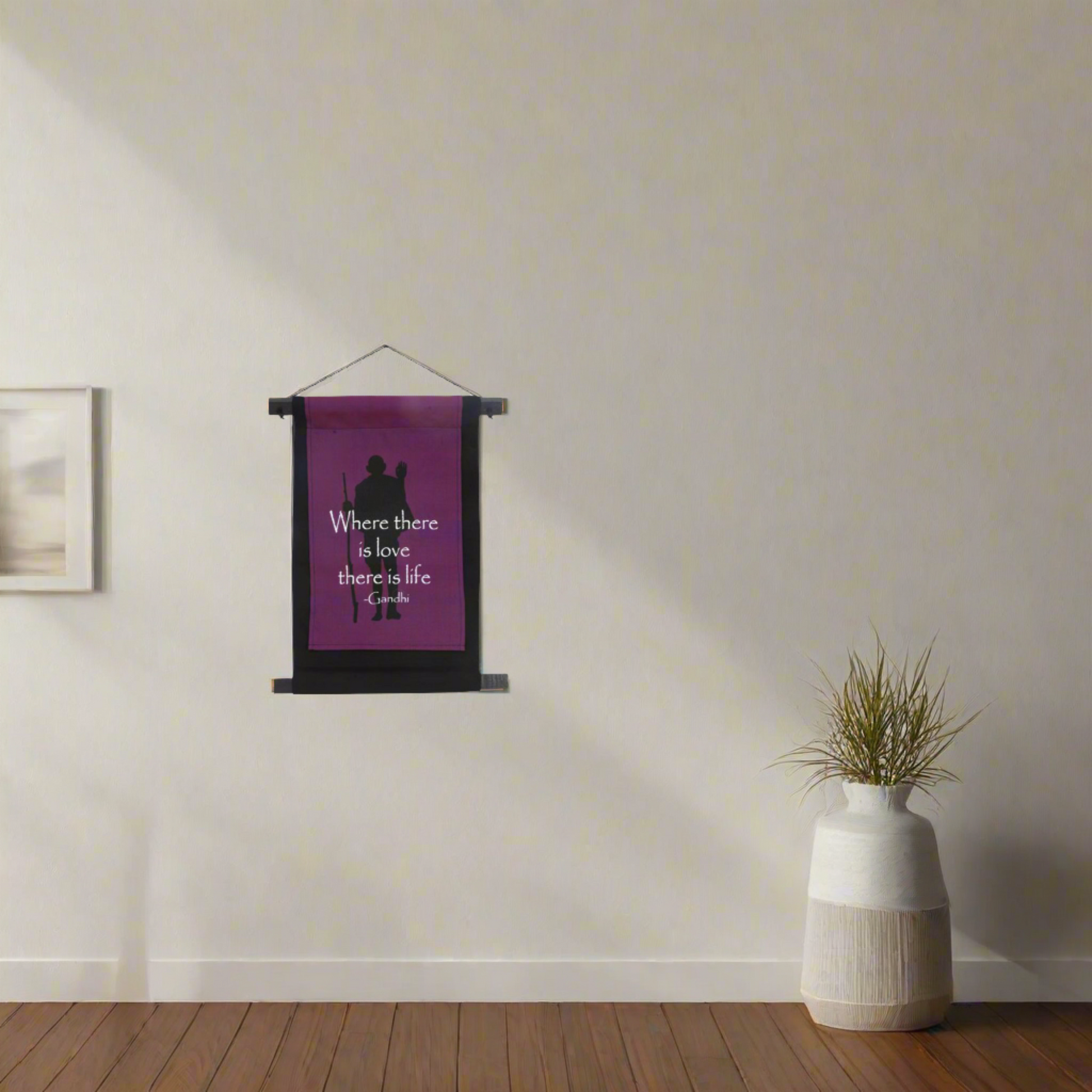 Cotton Banner - Gandhi