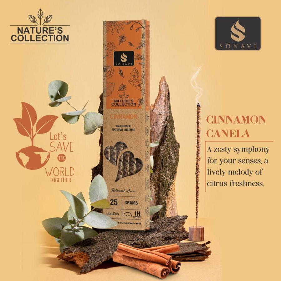 Sonavi Cinnamon - All Natural Incense