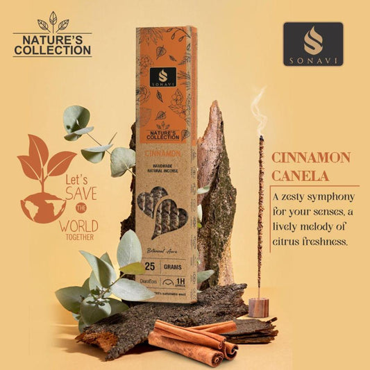 Sonavi Cinnamon - All Natural Incense