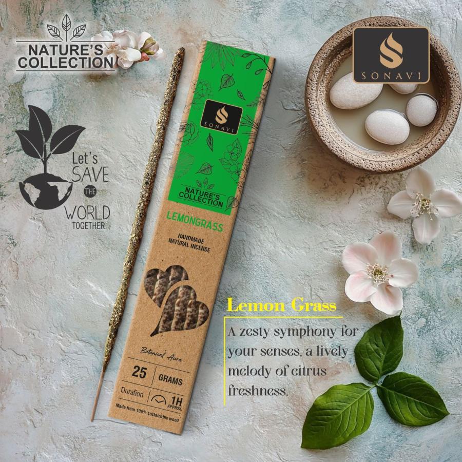 Sonavi Lemongrass - All Natural Incense