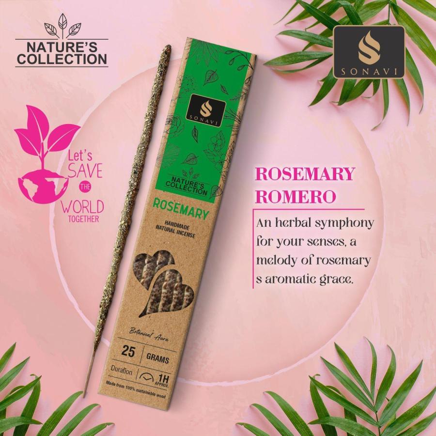 Sonavi Rosemary - All Natural Incense
