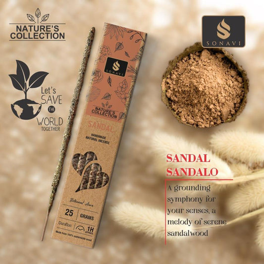 Sonavi Sandal - All Natural Incense