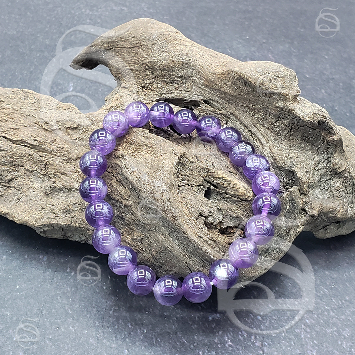 Amethyst Bead Bracelet