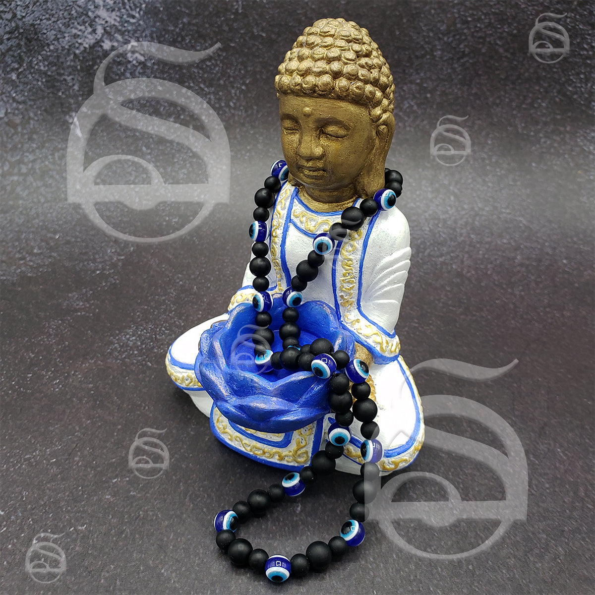 Evil Eye Glass Bead Necklace
