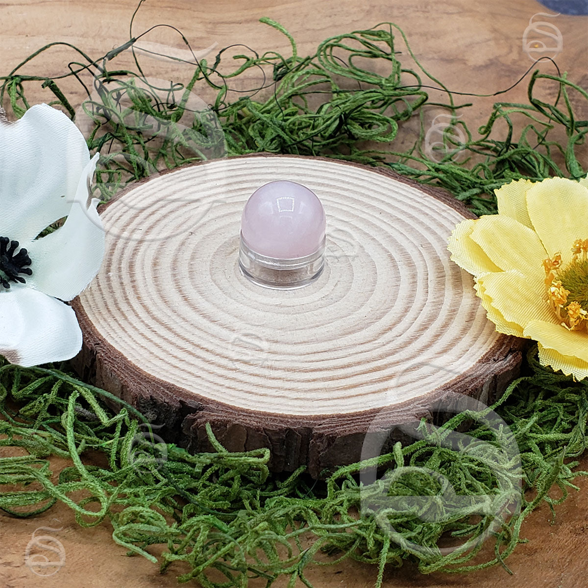 Polished Mini Sphere - Quartz, Rose