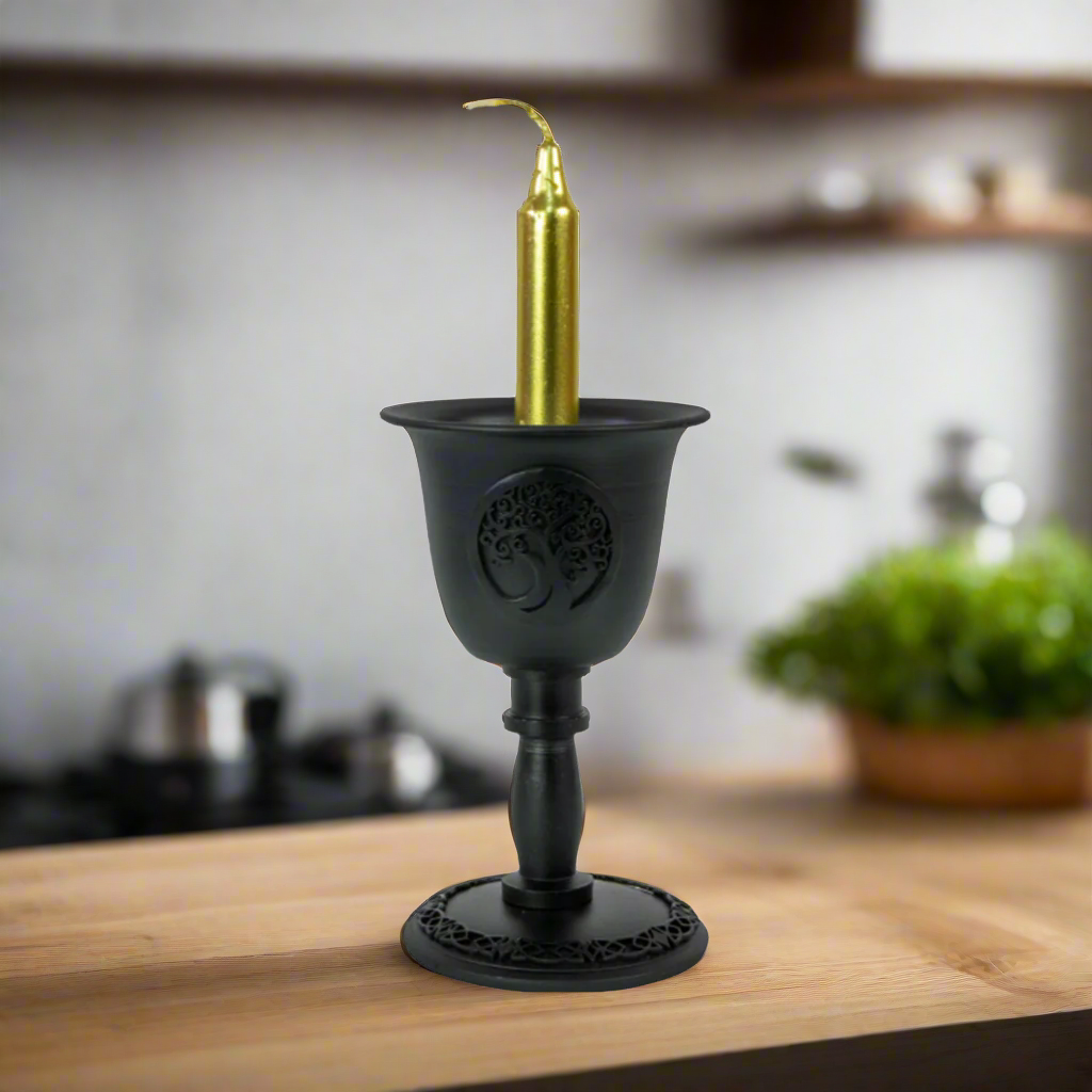 Chime Chalice Candle Holder - Tree of LIfe