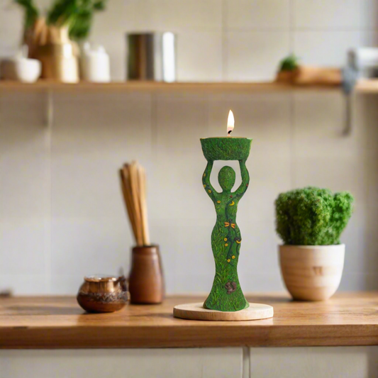 Tea Light Candle Holder - Nurturing Goddess
