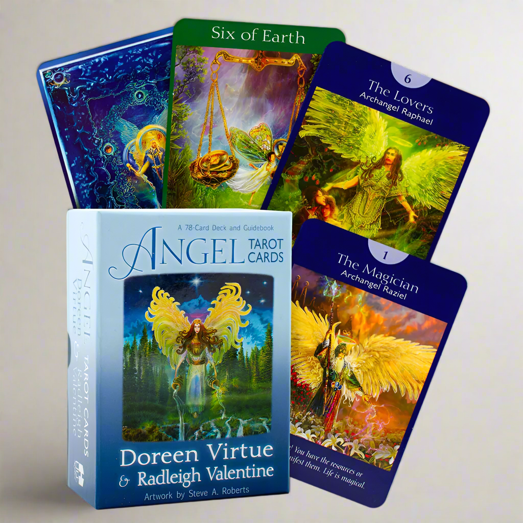 Angel Tarot Cards: A 78-Card Deck and Guidebook