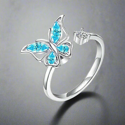 Fidget Spinner Ring - Butterfly 1